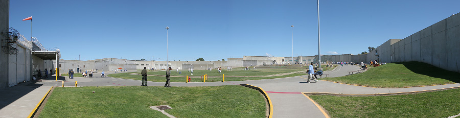 The recreation yard at California State Prison Sacramento can be a dangerous place: ground zero for violence between inmates.